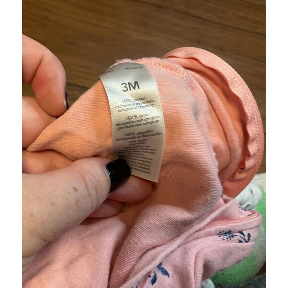 Lot of 2 sleepers  3 months just one you by carters zip up footed little sister - Picture 5 of 6